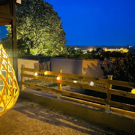 Casa Alma, Vue Cite, Jacuzzi Balneo, Clim, Jardin, Parking Gratuit Carcassonne