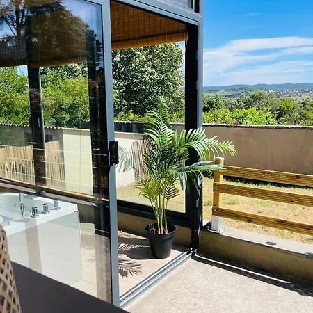 Casa Alma, Vue Cite, Jacuzzi Balneo, Clim, Jardin, Parking Gratuit *