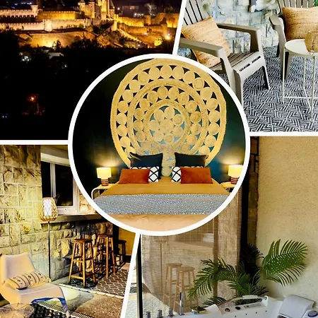 Casa Alma, Vue Cite, Jacuzzi Balneo, Clim, Jardin, Parking Gratuit Apartment *